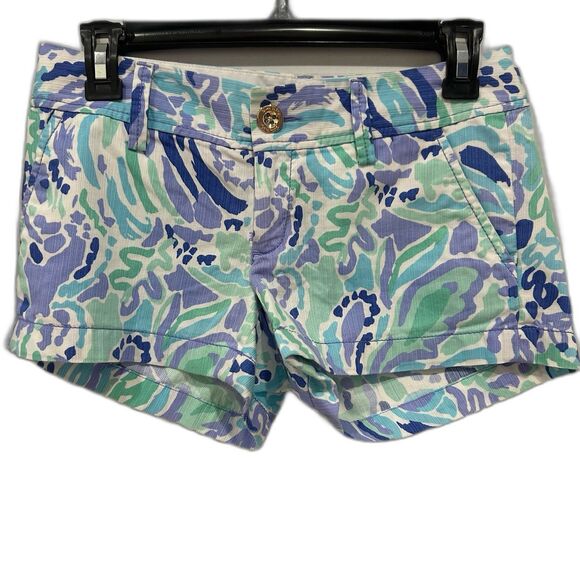Lilly Pulitzer Shorts Women’s Size 00 Color Multi It’s Always Summer Somewhere - Picture 1 of 9